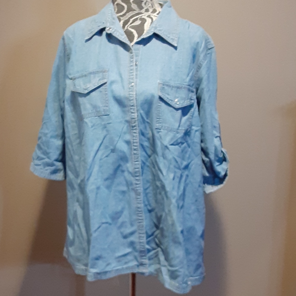 Duo Maternity Denim Top💕